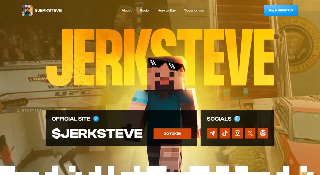 Адаптивная верстка сайта $JERKSTEVE